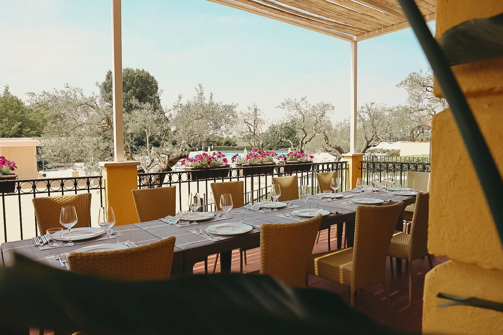 La terrazza del ristorante